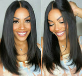 Peruca Lace Humana Lisa 50cm 13x4 HD - Tiffani